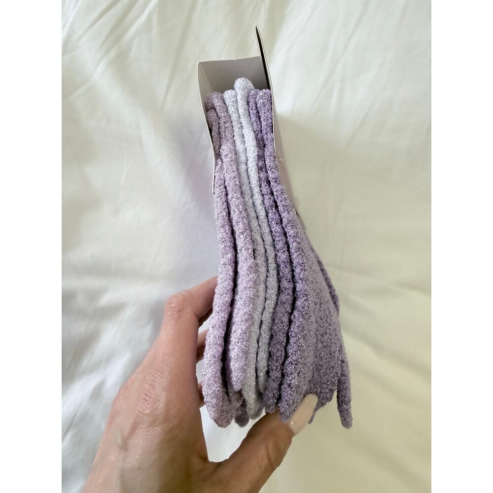 Bliss | 3 Pair Lavender Infused Exfoliating Gloves | Face and Body New - Picture 3 of 4